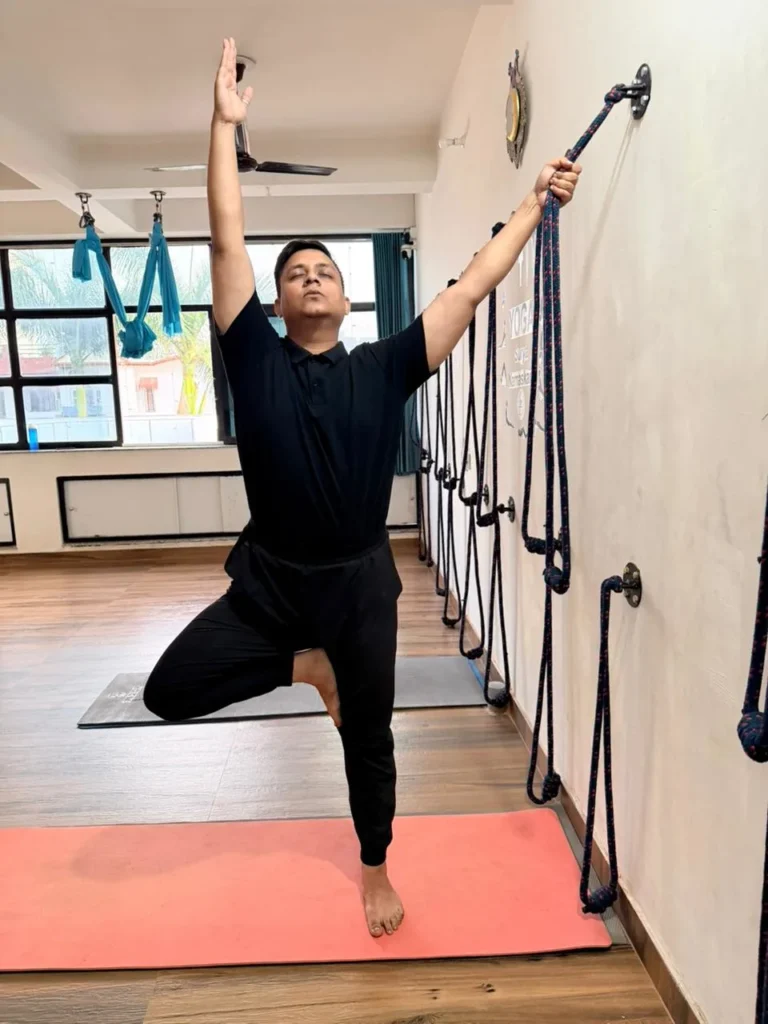 Therapeutic Ropes Yoga Session for Relaxation