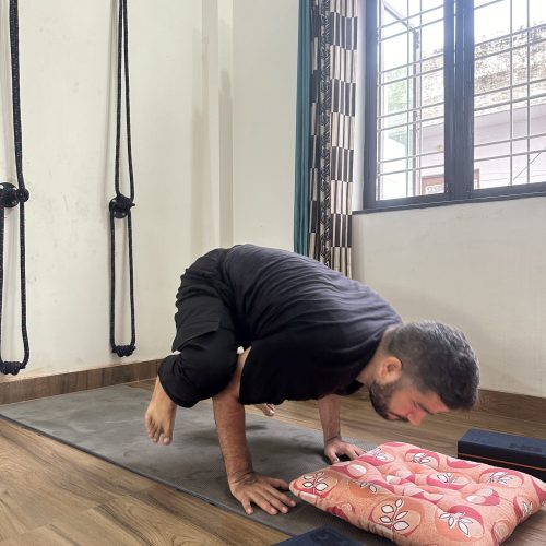 Bakasana (Crane Pose) Classes in Dehradun – Strength, Focus & Balance