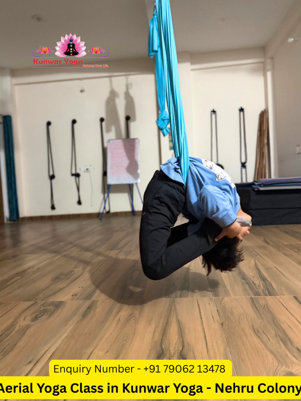 Aerial Backbend Inversion (Hammock Backbend)