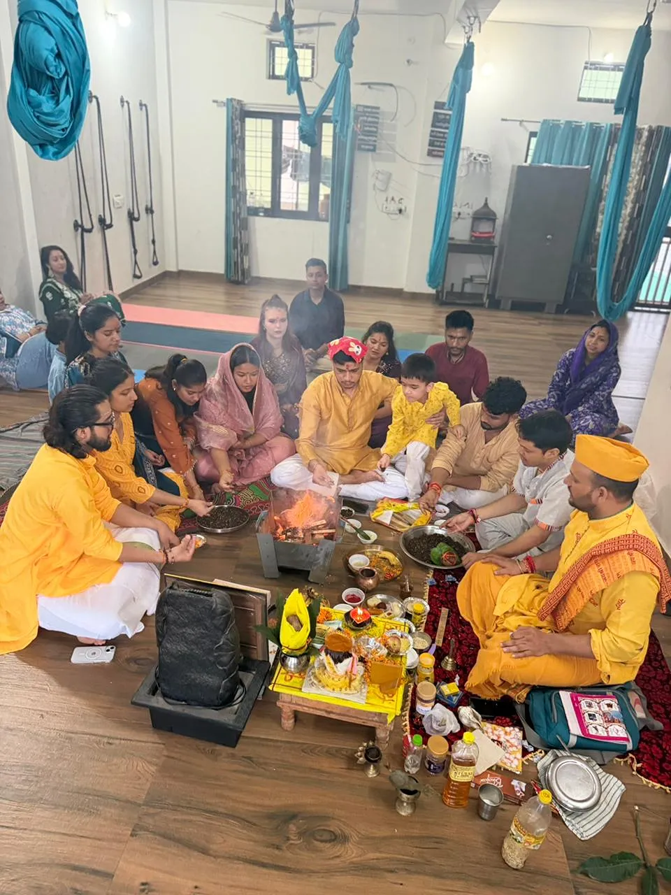 200 Hour YTTC Hatha yoga practice at Kunwar Yoga