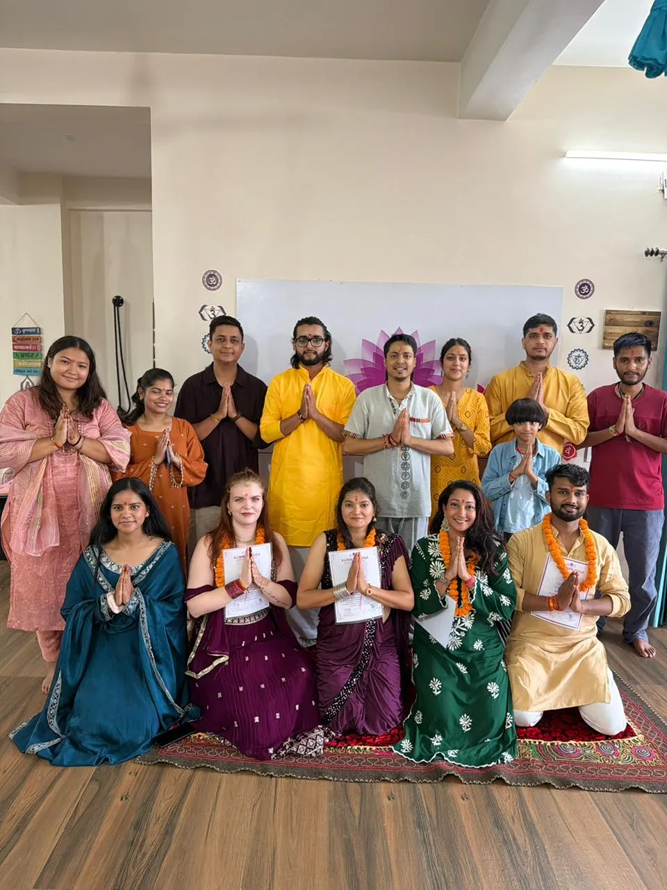 Kunwar Yoga 200 Hour teacher training practice session
