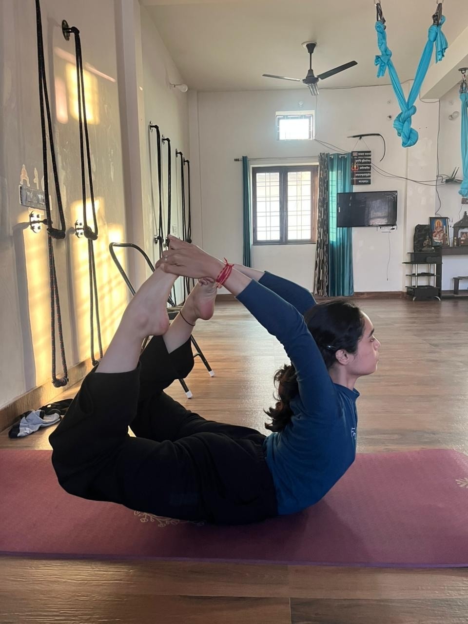 One day residential yoga course practice in Dehradun